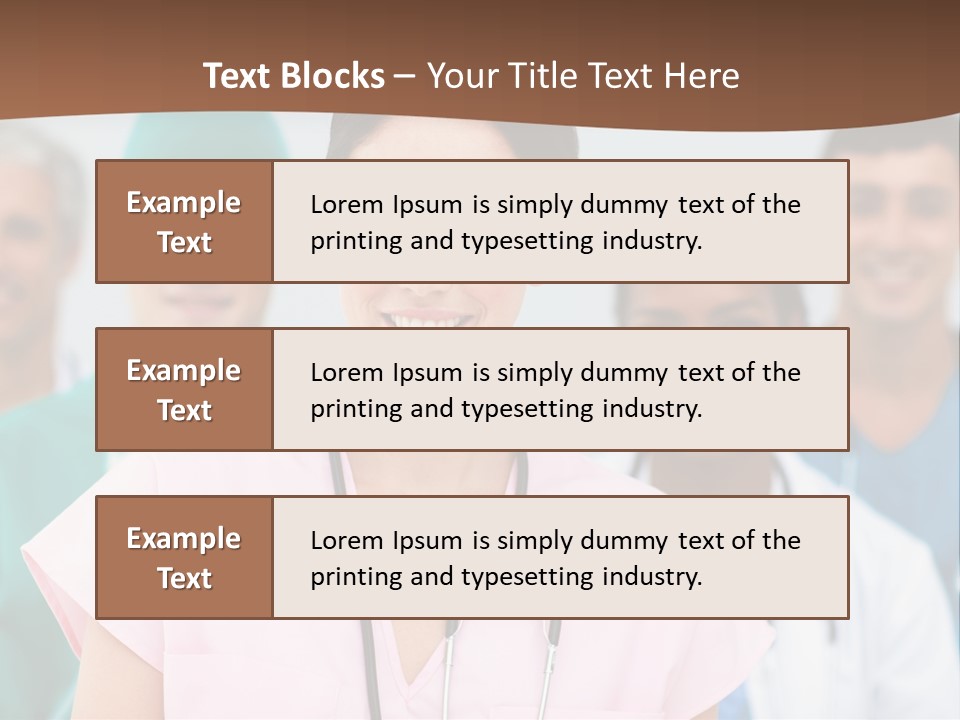 Male Successful Colleagues PowerPoint Template