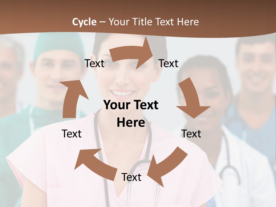 Male Successful Colleagues PowerPoint Template