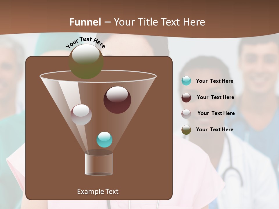 Male Successful Colleagues PowerPoint Template