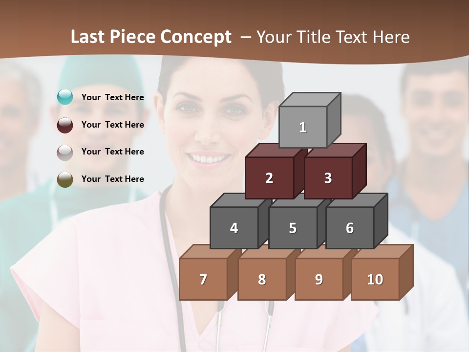 Male Successful Colleagues PowerPoint Template