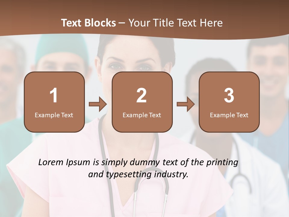 Male Successful Colleagues PowerPoint Template