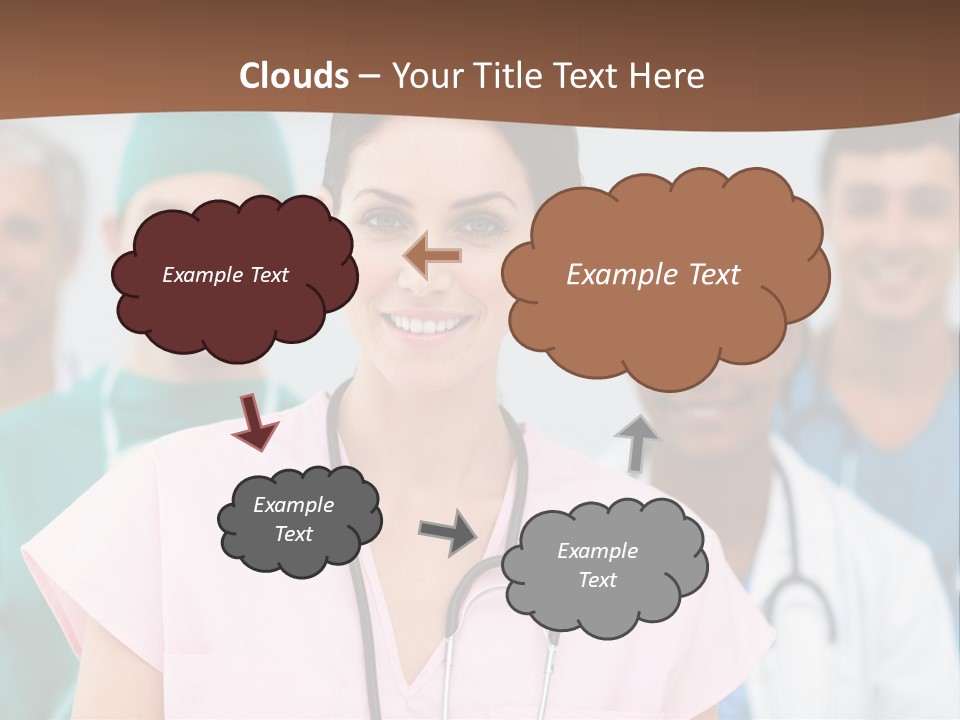 Male Successful Colleagues PowerPoint Template
