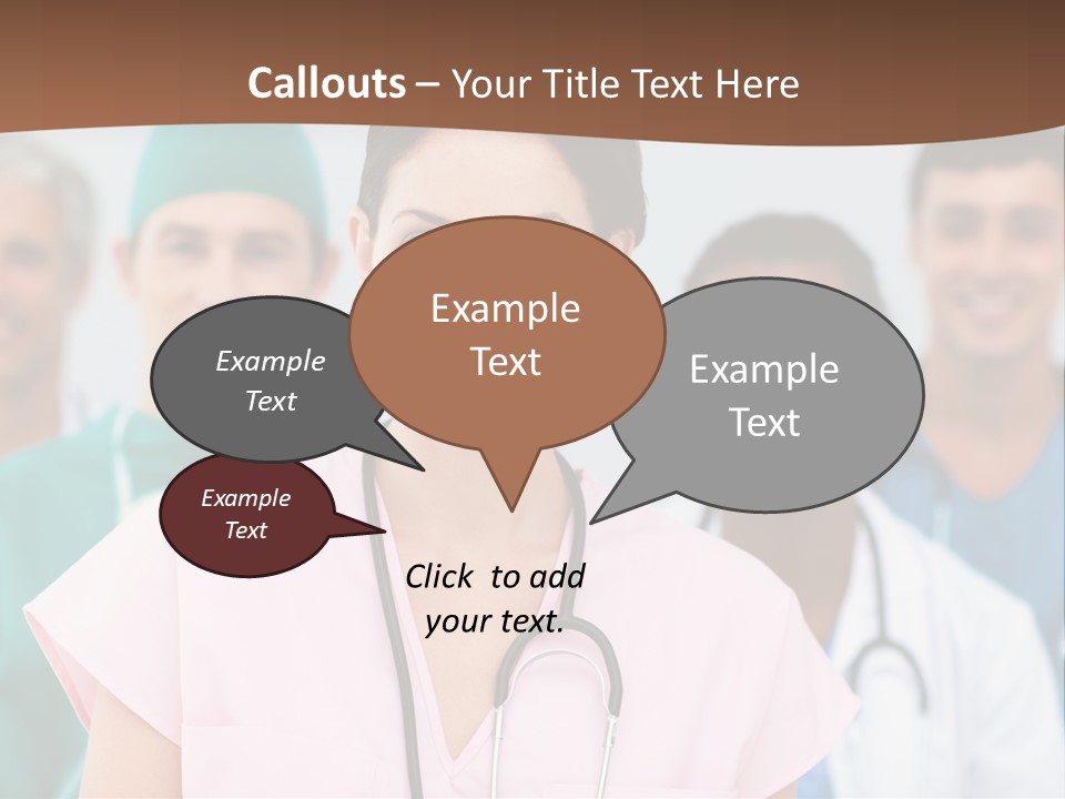 Male Successful Colleagues PowerPoint Template
