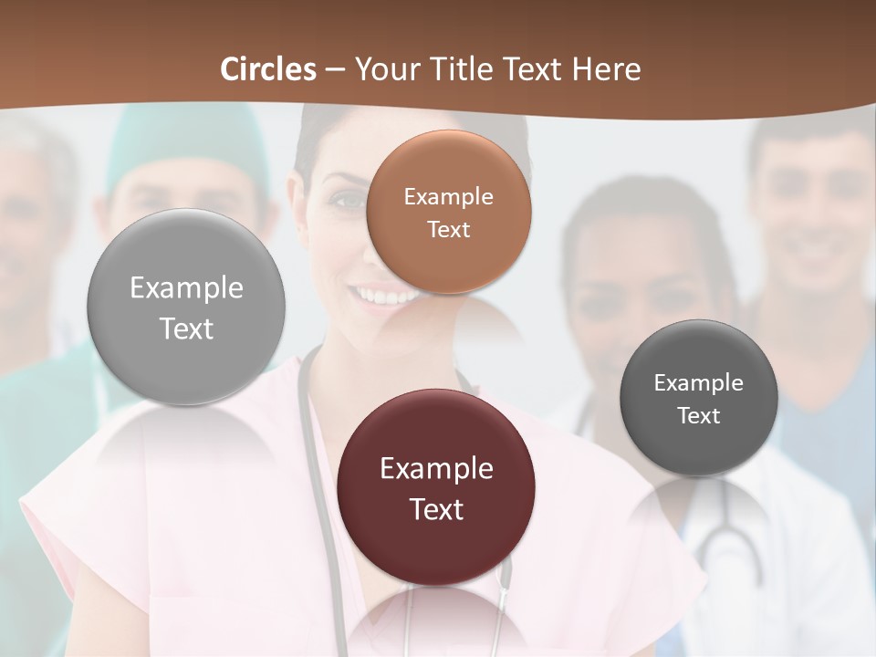 Male Successful Colleagues PowerPoint Template