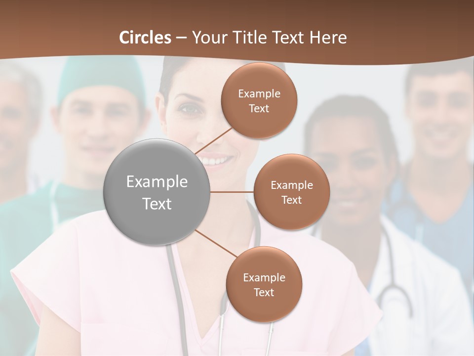 Male Successful Colleagues PowerPoint Template