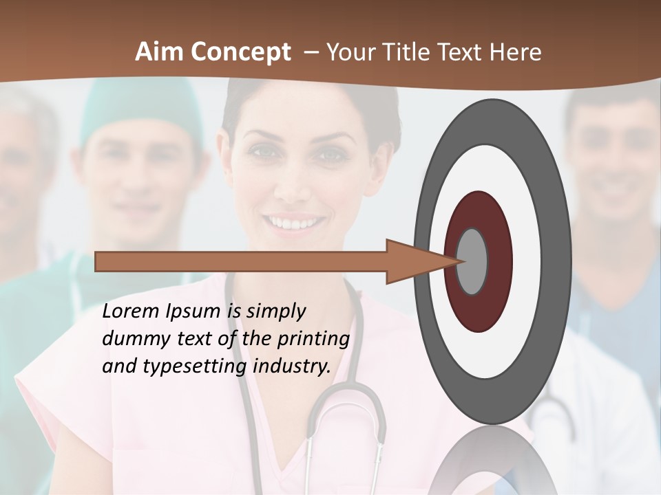 Male Successful Colleagues PowerPoint Template