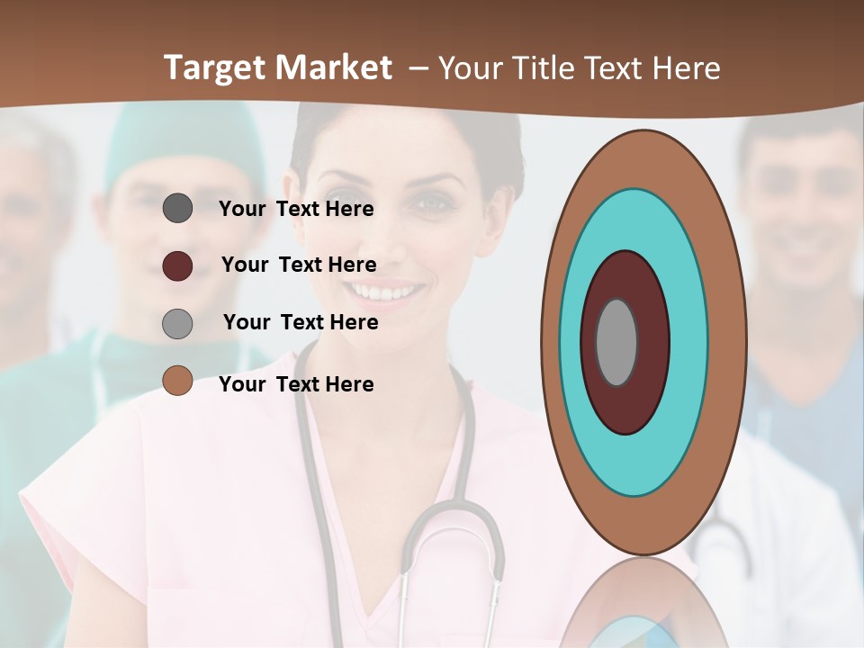 Male Successful Colleagues PowerPoint Template