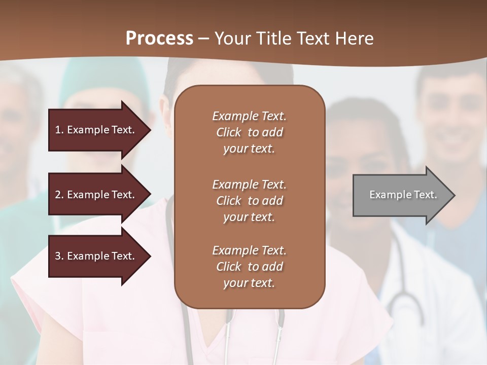 Male Successful Colleagues PowerPoint Template