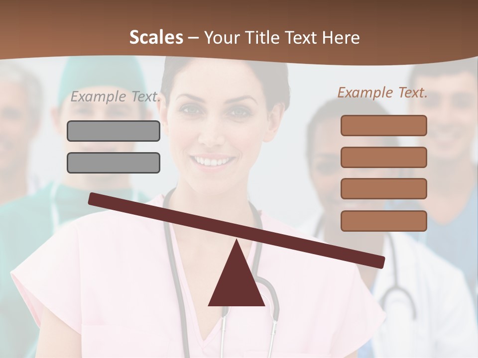 Male Successful Colleagues PowerPoint Template