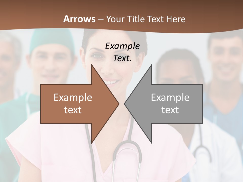 Male Successful Colleagues PowerPoint Template