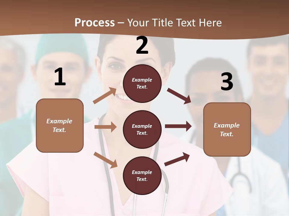 Male Successful Colleagues PowerPoint Template