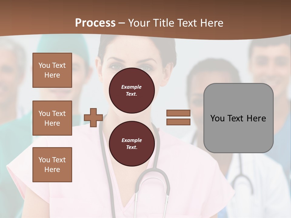 Male Successful Colleagues PowerPoint Template