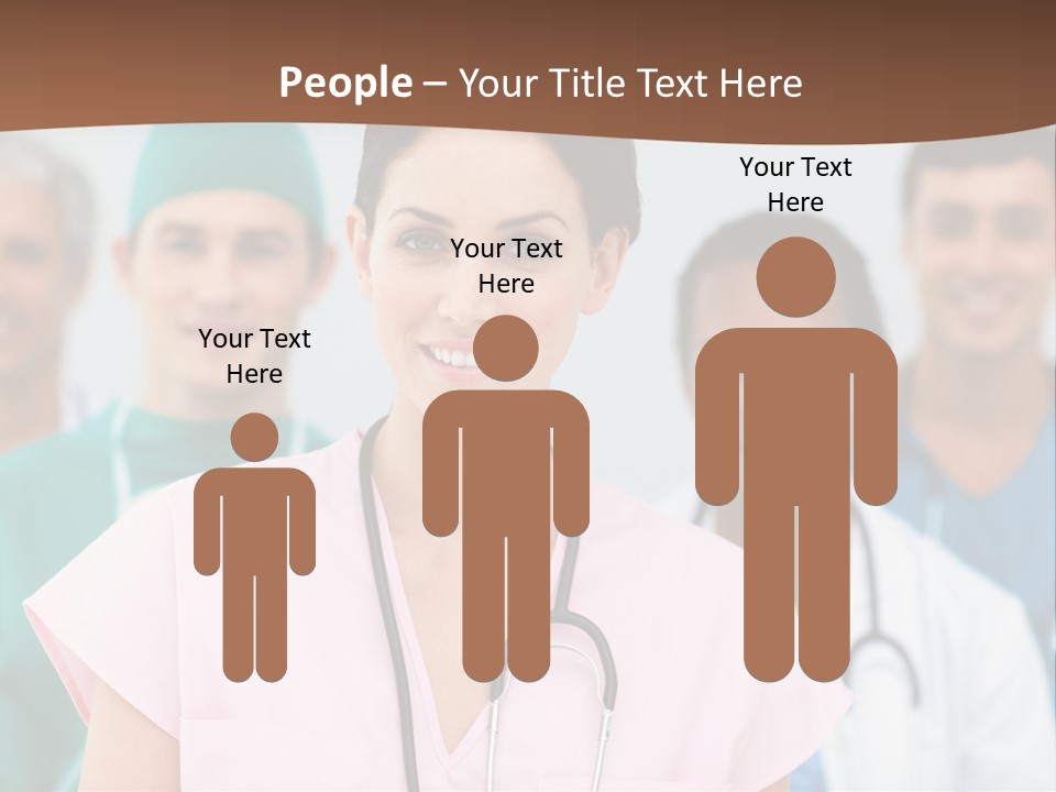 Male Successful Colleagues PowerPoint Template