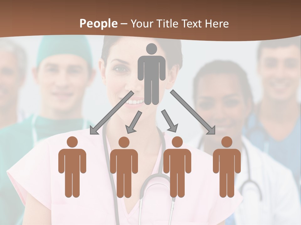 Male Successful Colleagues PowerPoint Template