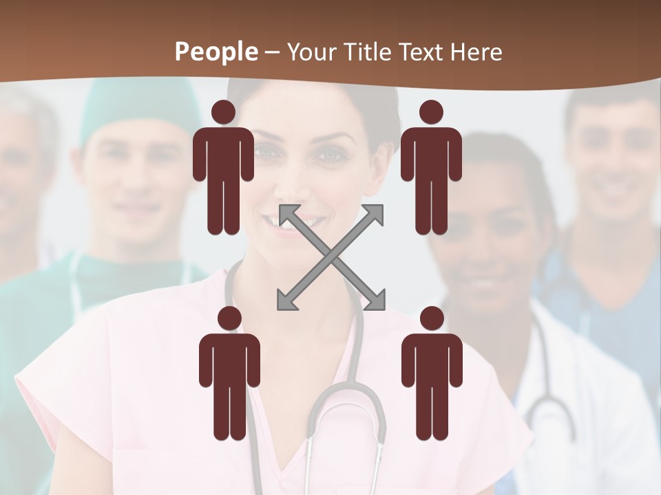 Male Successful Colleagues PowerPoint Template