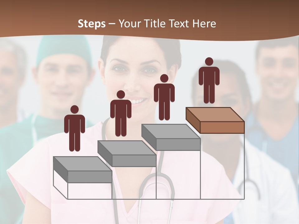 Male Successful Colleagues PowerPoint Template