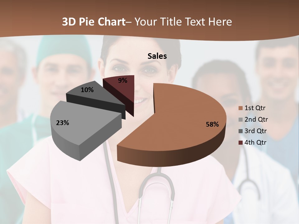 Male Successful Colleagues PowerPoint Template