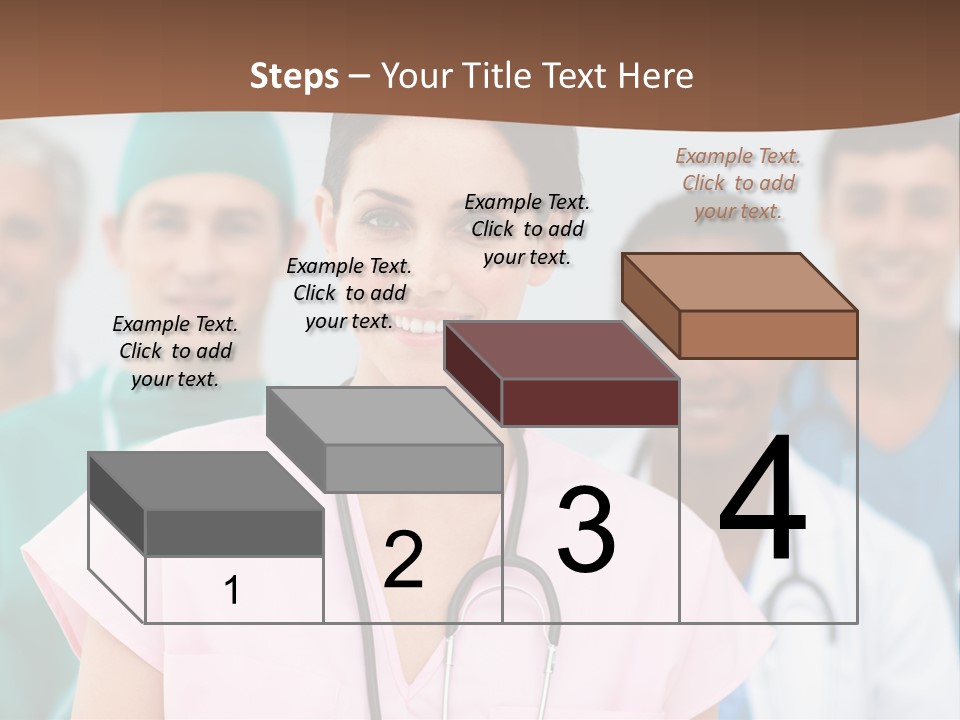 Male Successful Colleagues PowerPoint Template