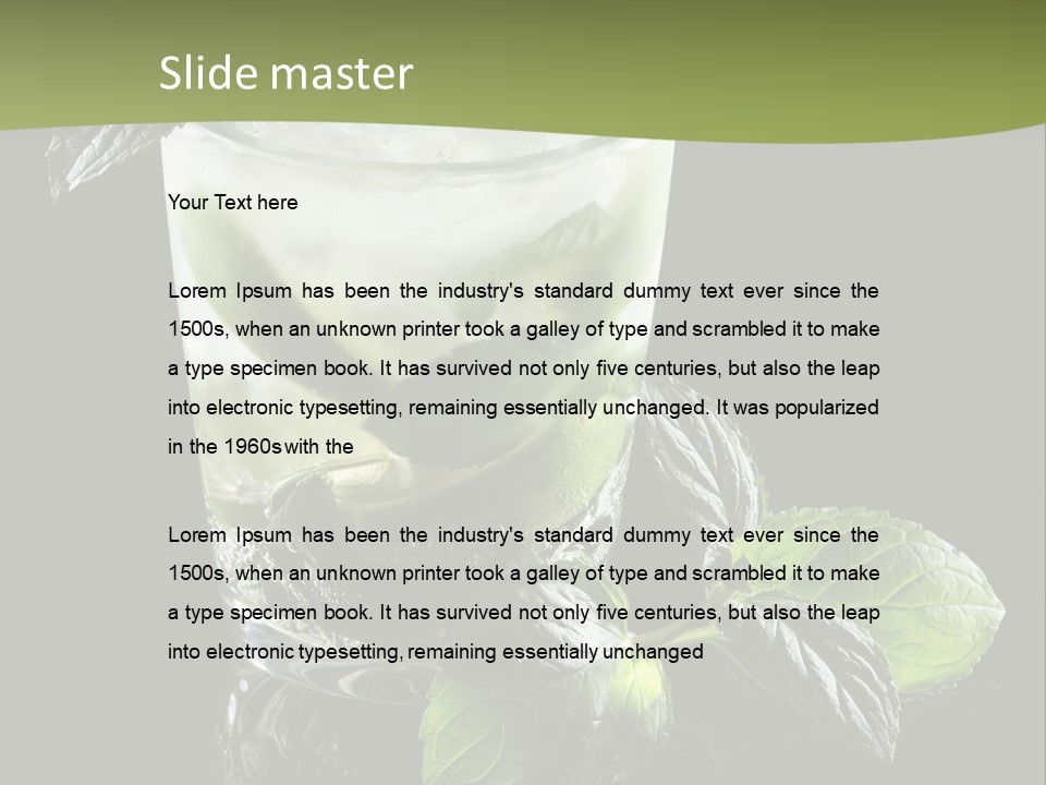 Multiple Rum Wet PowerPoint Template