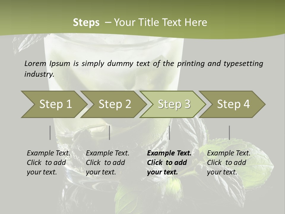 Multiple Rum Wet PowerPoint Template