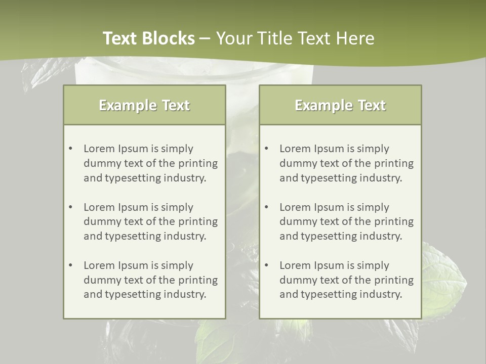 Multiple Rum Wet PowerPoint Template