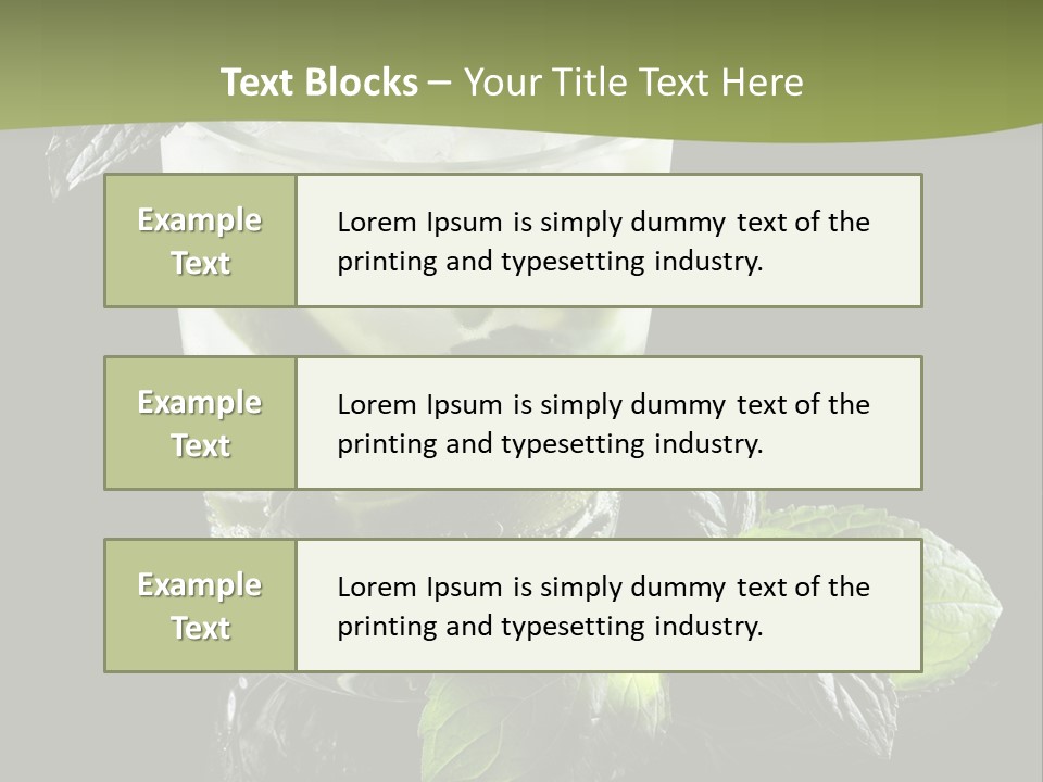 Multiple Rum Wet PowerPoint Template