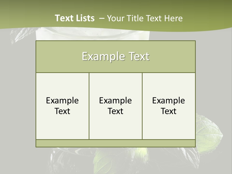 Multiple Rum Wet PowerPoint Template