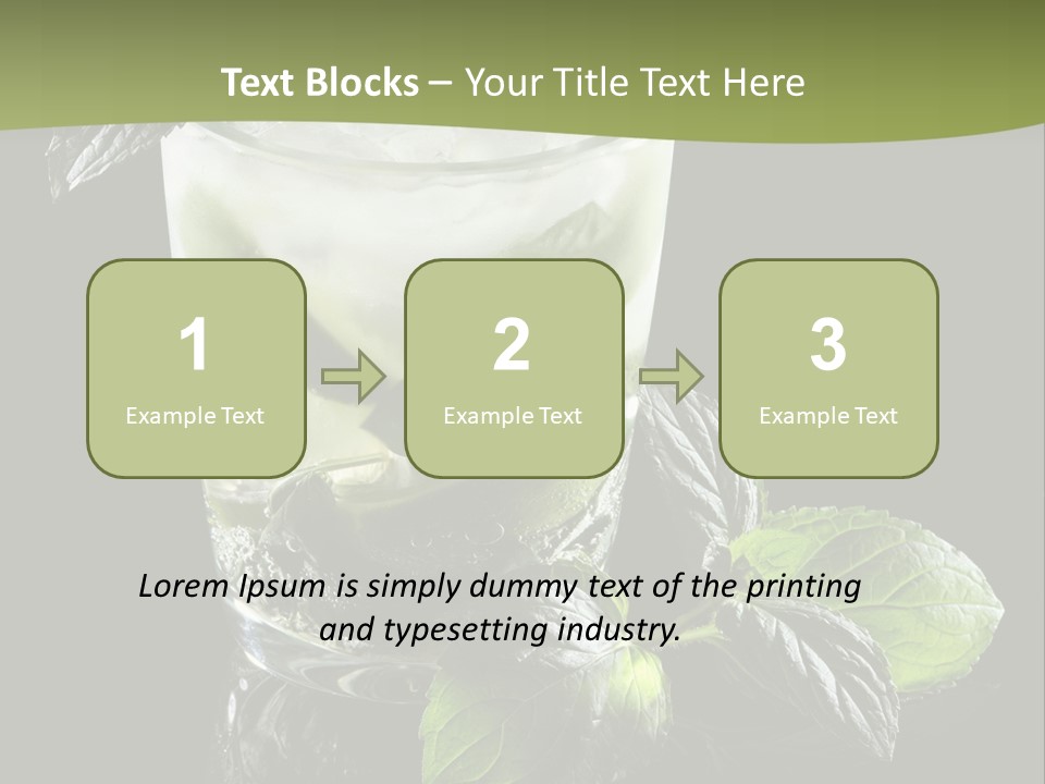 Multiple Rum Wet PowerPoint Template