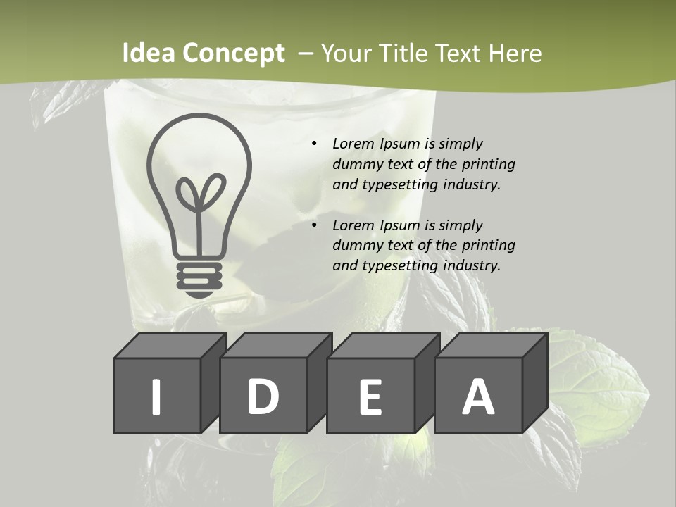 Multiple Rum Wet PowerPoint Template