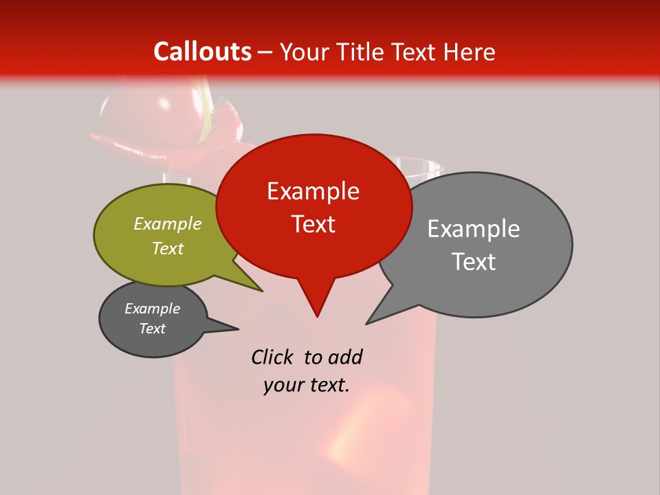 Bar Business Juice PowerPoint Template