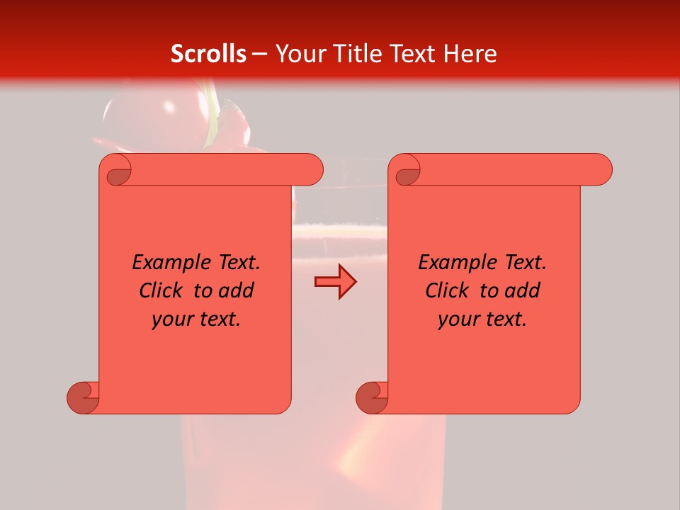 Bar Business Juice PowerPoint Template