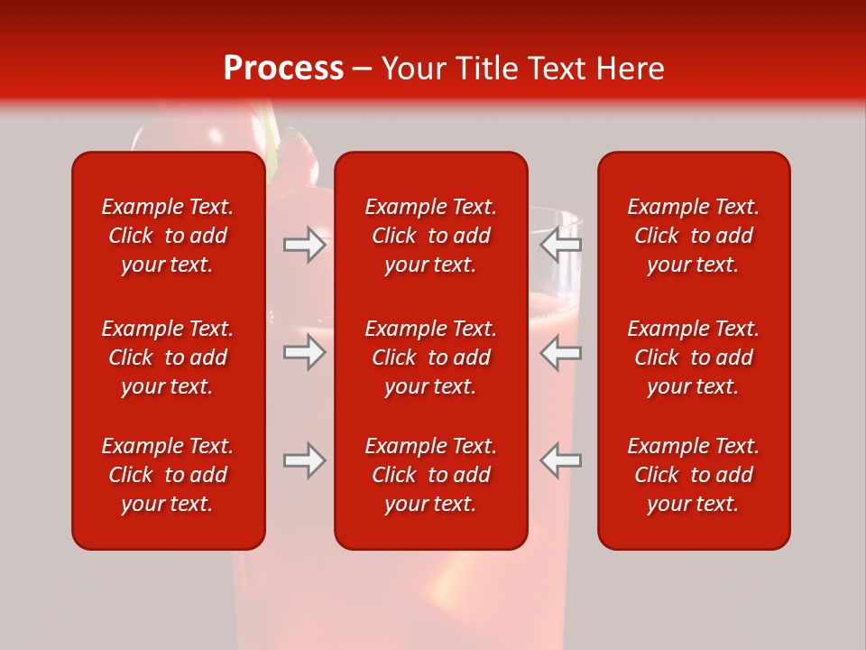 Bar Business Juice PowerPoint Template