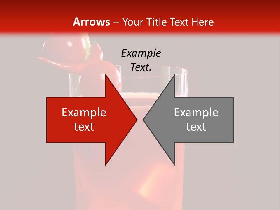 Bar Business Juice PowerPoint Template