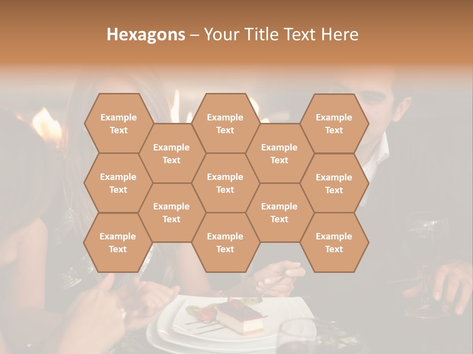 Couple Dessert Formalwear PowerPoint Template