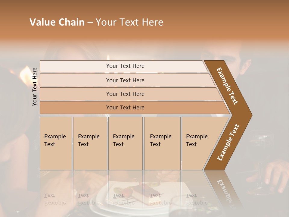 Couple Dessert Formalwear PowerPoint Template