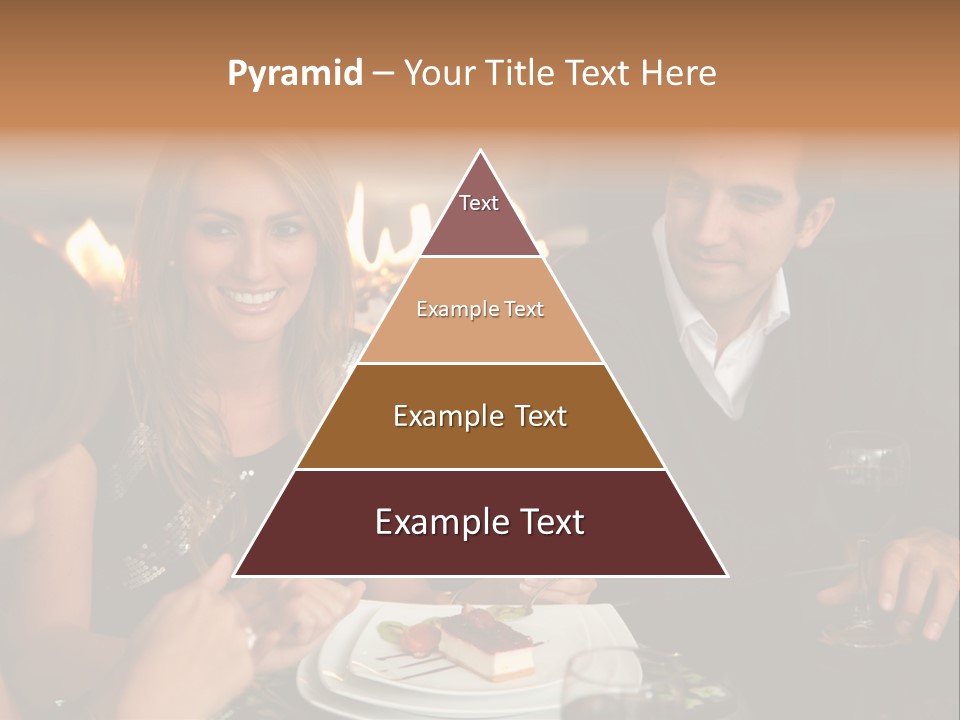 Couple Dessert Formalwear PowerPoint Template