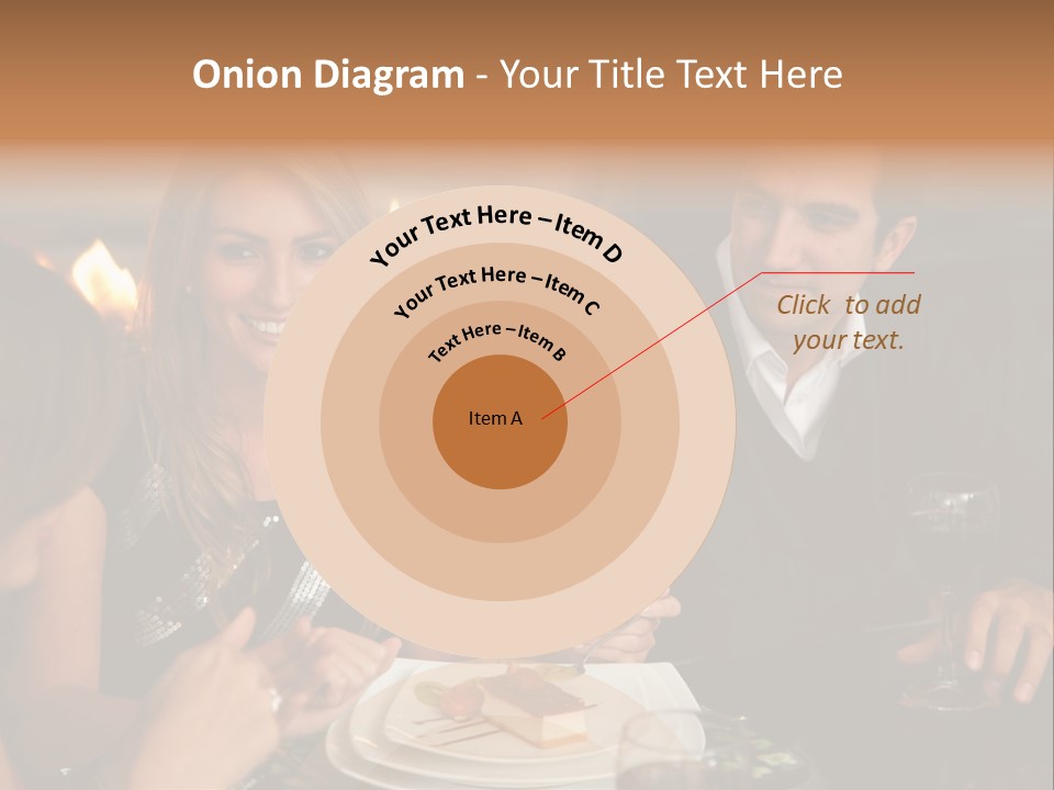 Couple Dessert Formalwear PowerPoint Template