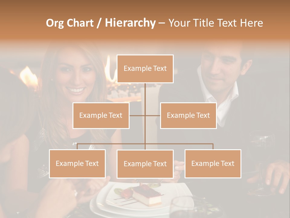 Couple Dessert Formalwear PowerPoint Template