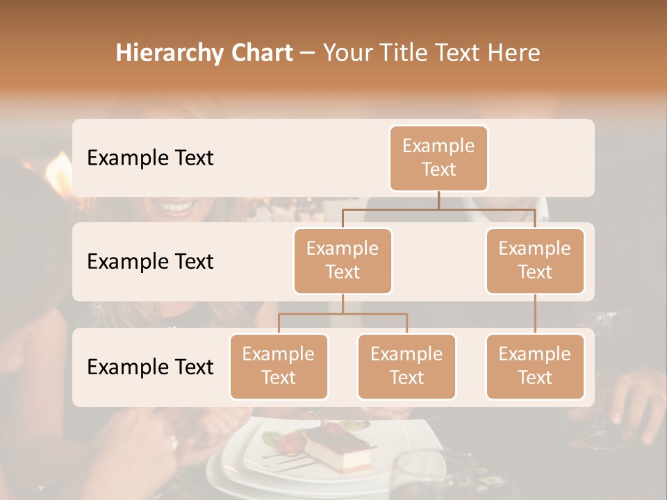 Couple Dessert Formalwear PowerPoint Template