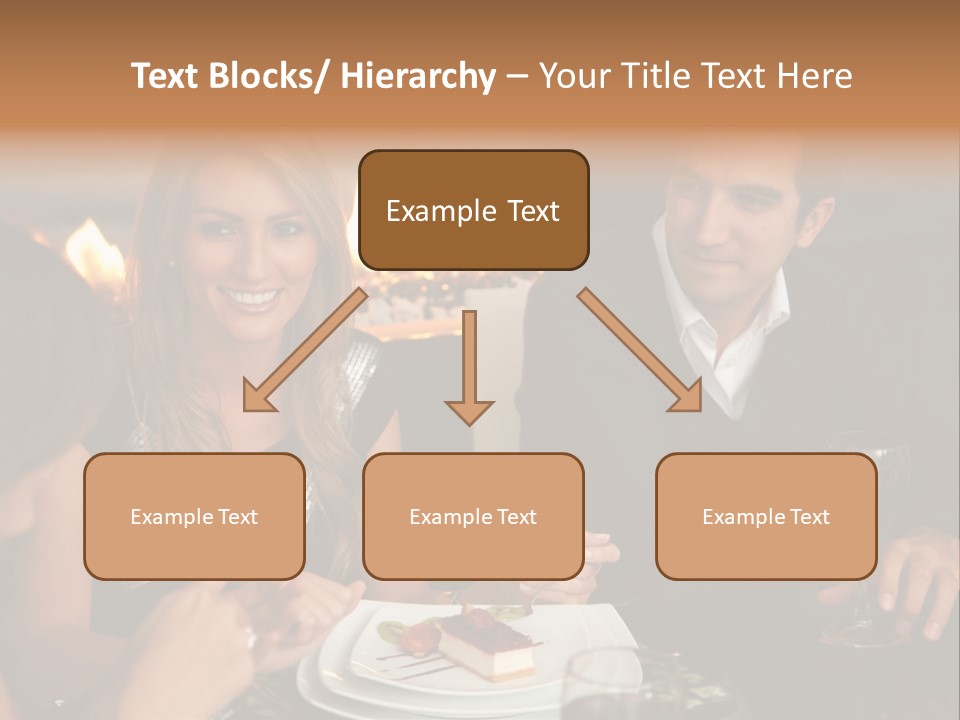 Couple Dessert Formalwear PowerPoint Template