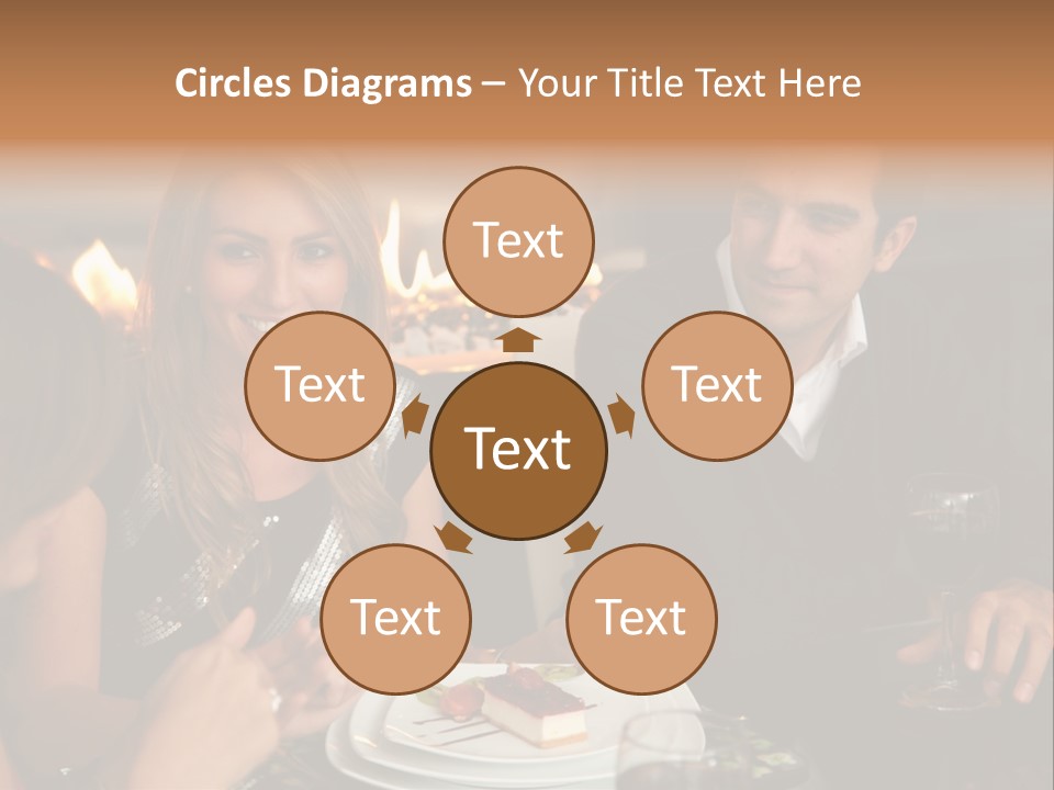 Couple Dessert Formalwear PowerPoint Template