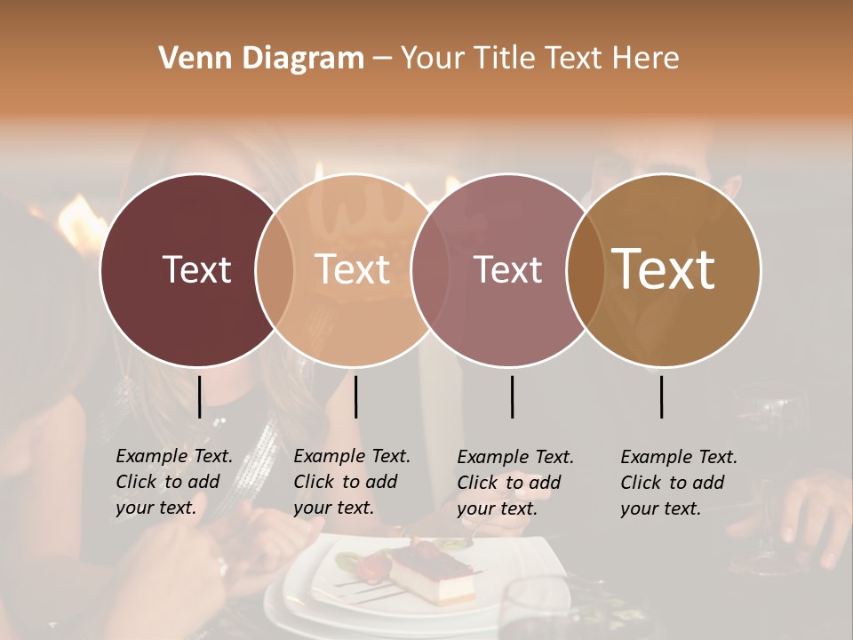 Couple Dessert Formalwear PowerPoint Template