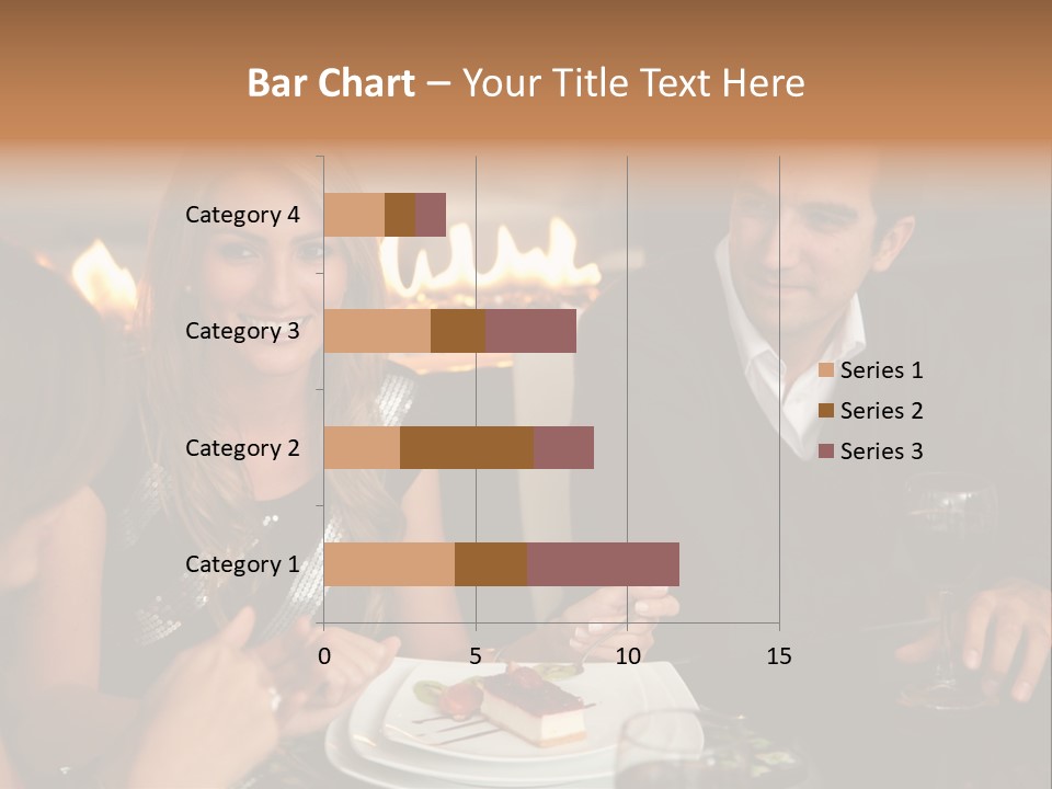 Couple Dessert Formalwear PowerPoint Template