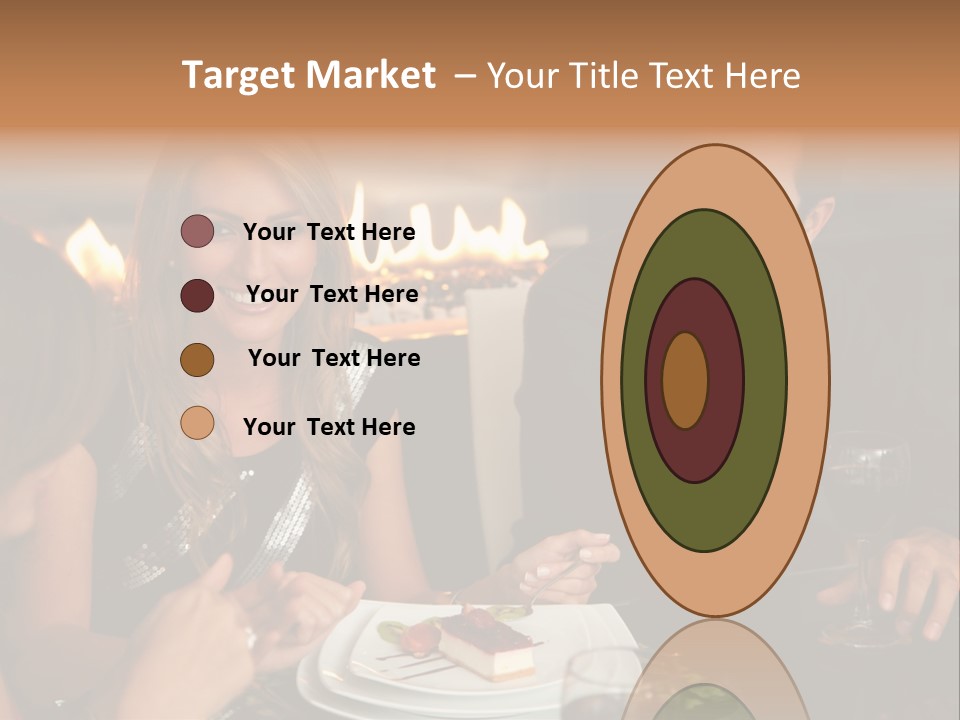 Couple Dessert Formalwear PowerPoint Template