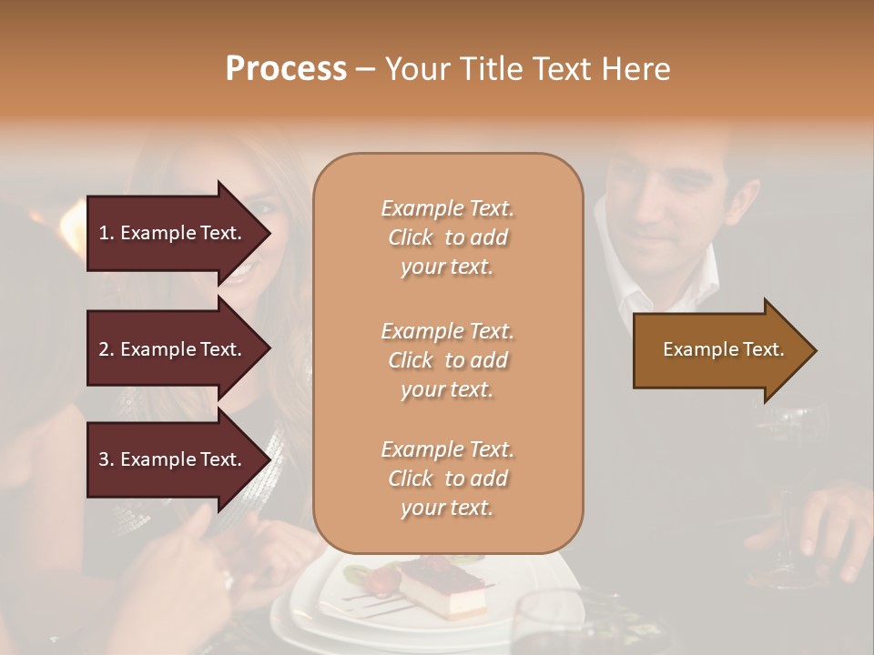 Couple Dessert Formalwear PowerPoint Template