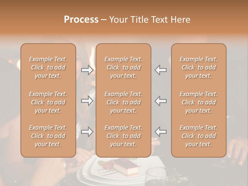 Couple Dessert Formalwear PowerPoint Template