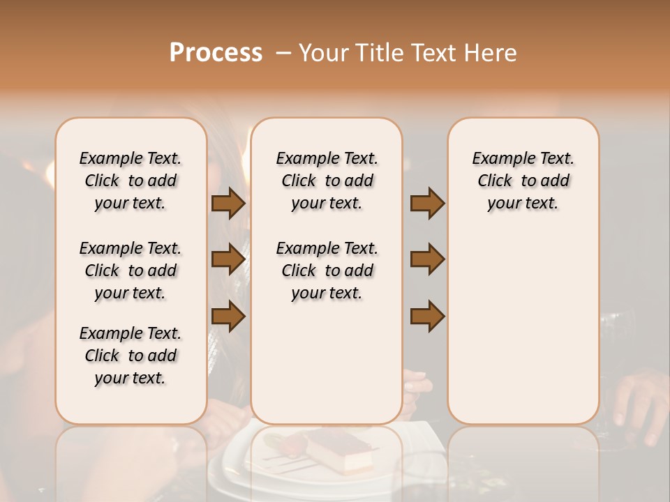 Couple Dessert Formalwear PowerPoint Template