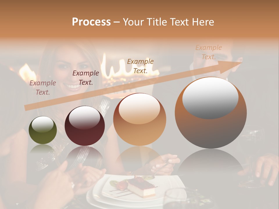 Couple Dessert Formalwear PowerPoint Template