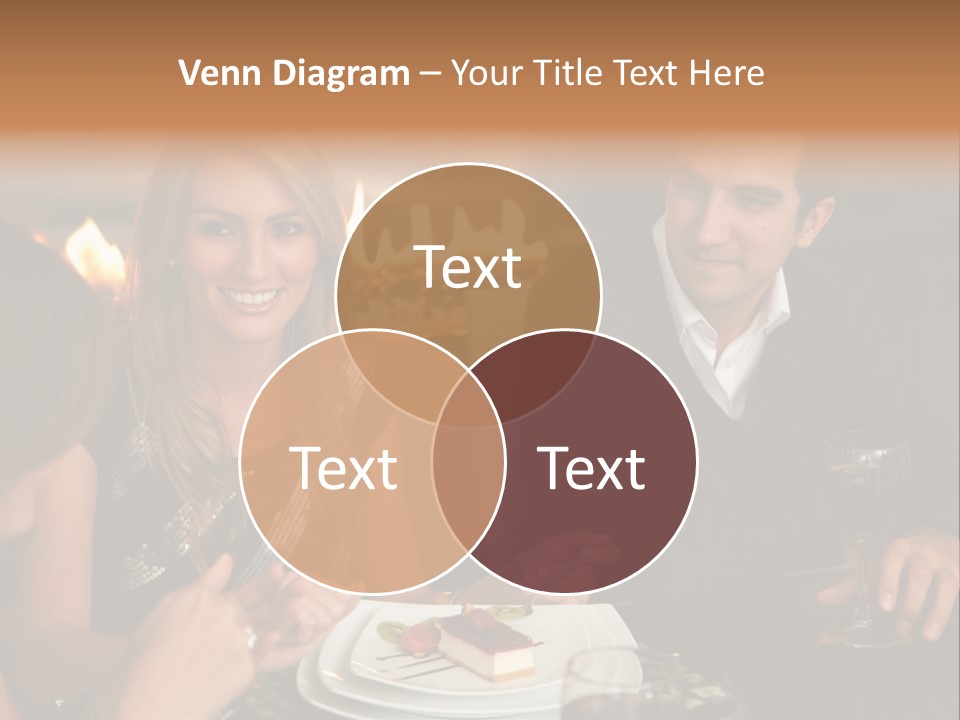 Couple Dessert Formalwear PowerPoint Template