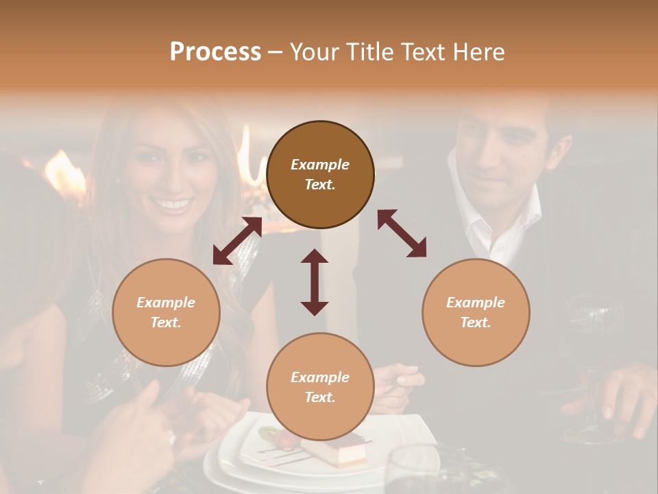 Couple Dessert Formalwear PowerPoint Template